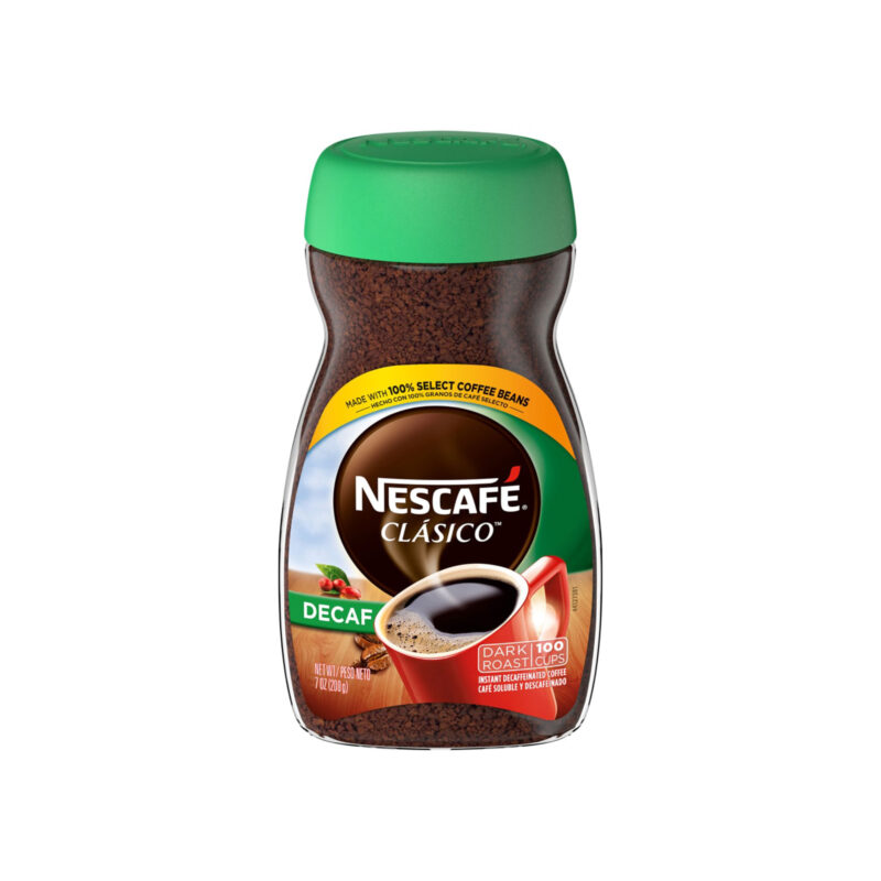 Nescafe Clasico Decaf Dark Roast Coffee, 7 Oz - Image 4