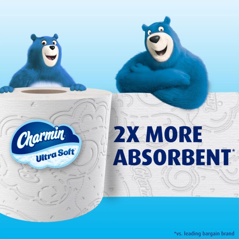 Charmin Ultra Soft Toilet Paper, 4 Mega Rolls - Image 5