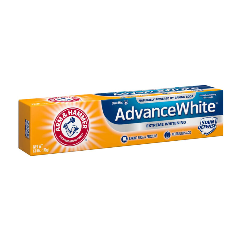 Arm & Hammer Toothpaste, Fluoride Anticavity, Clean Mint, Extreme Whitening, 6.0 oz (170 g)