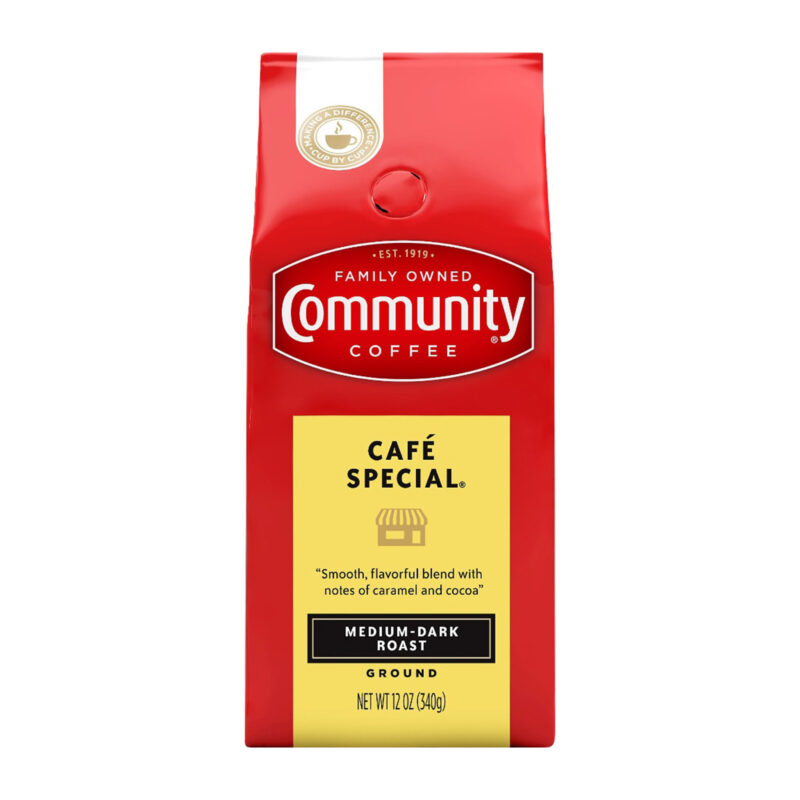 Community Coffee Cafe Special Medium Dark Roast Ground Coffee, 12 Oz - Image 5