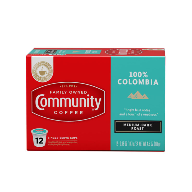 Community Coffee 100% Colombia 12 Count Coffee Pods - Image 5