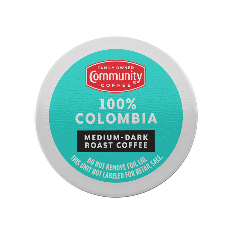 Community Coffee 100% Colombia 12 Count Coffee Pods - Image 3