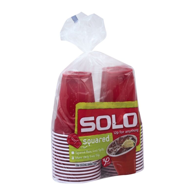 Solo Disposable Drinkware Cups - 30ct/18oz - Image 2