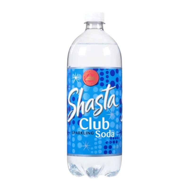 Shasta Club Soda, Sparkling, 1L - Image 4