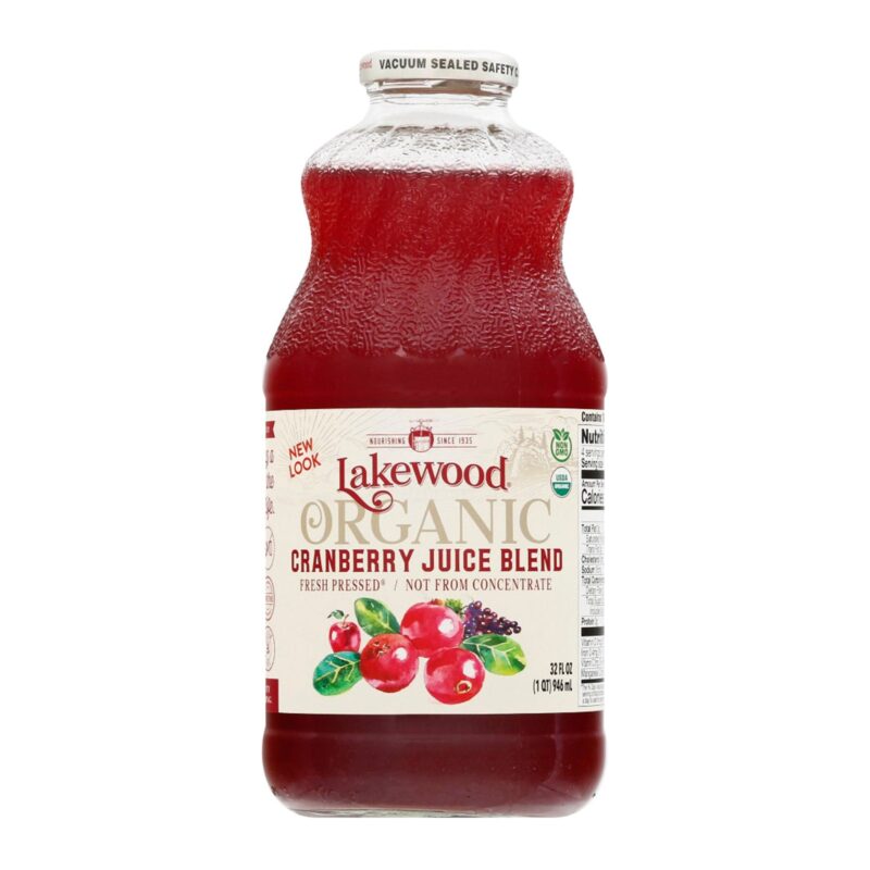 Lakewood Organic Cranberry Blend Juice, 32 Fl Oz - Image 5