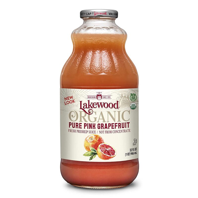 Lakewood Organic Pure Pink Grapefruit Juice, 32 Oz - Image 4