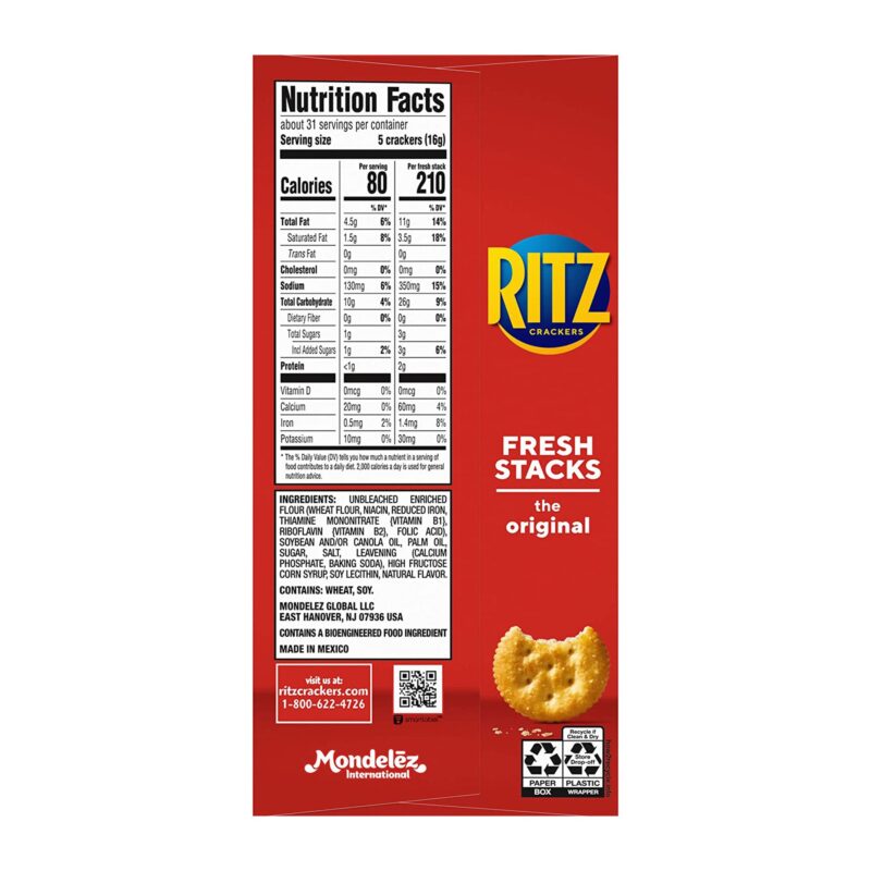 Ritz Fresh Stacks Original Crackers Family Size, 17.8 Oz - Image 2