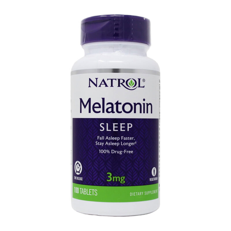 Natrol Melatonin, Time Release, 3 mg, Tablets, 100 tablets - Image 2