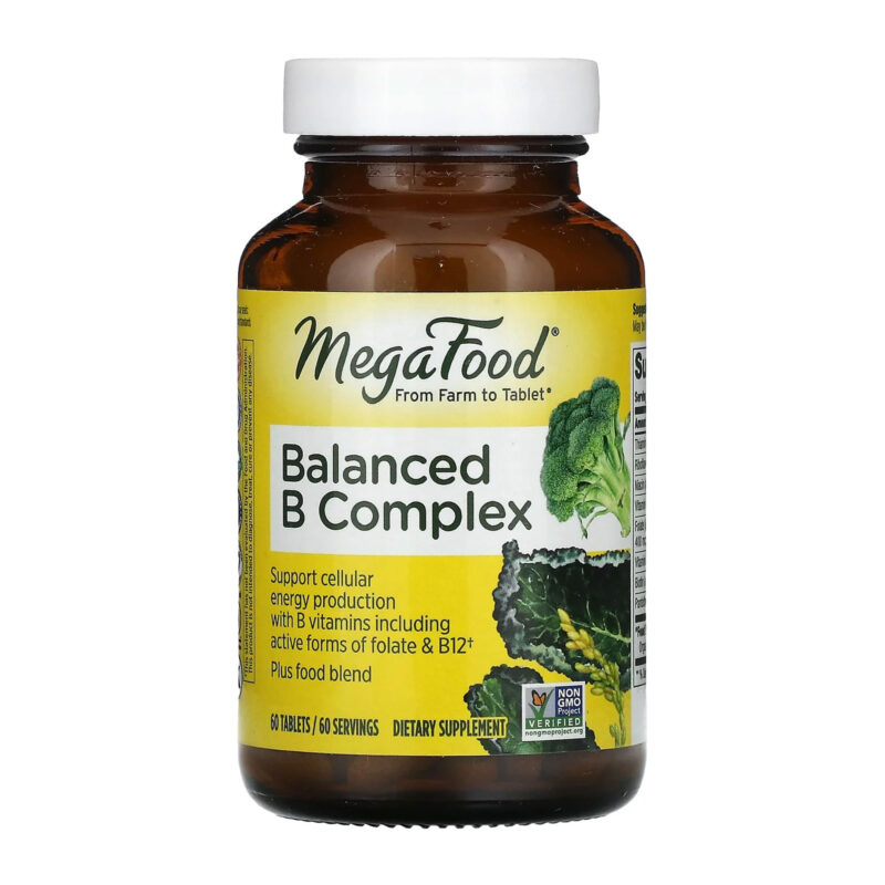 MegaFood, Balanced B Complex, 60 Tablets - Image 2