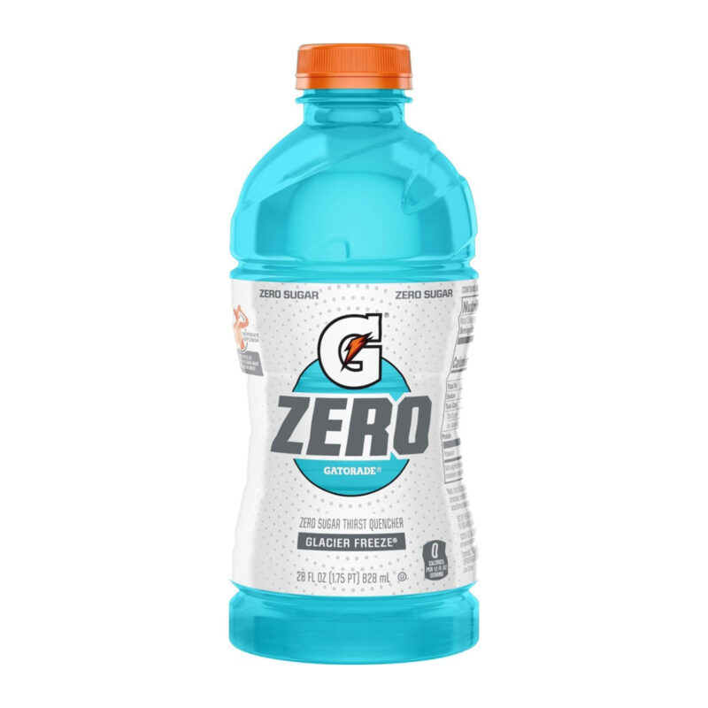 Gatorade G ZERO Glacier Freeze Sports Drink, 28 fl oz Bottle - Image 3