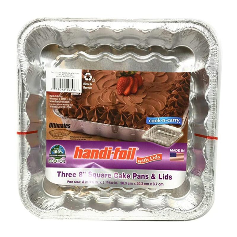 Handi-Foil Cake Pans & Lids, Rectangular, Two, 2 pans - Image 6