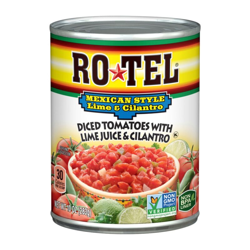 Rotel Mexican Festival Diced Tomatoes with Lime Juice & Cilantro, 10 Oz - Image 4