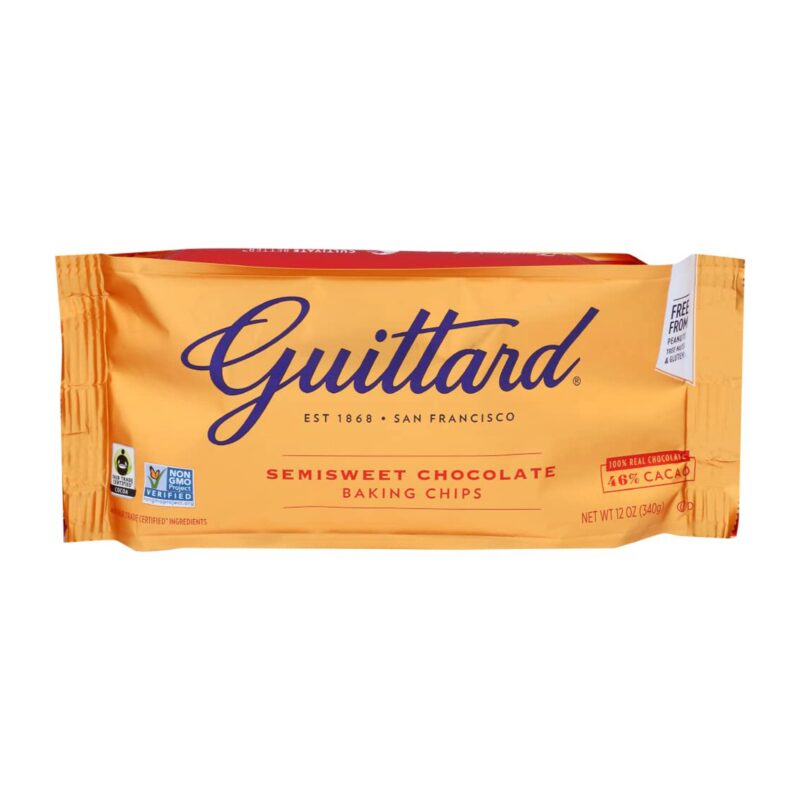 Guittard Baking Chips, SemiSweet Chocolate, 12 Oz - Image 4