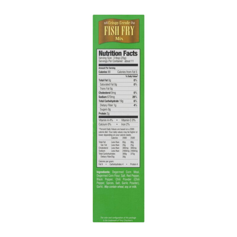 Tony Chachere's Crispy Creole Fish Fry Mix, 10 Oz - Image 3