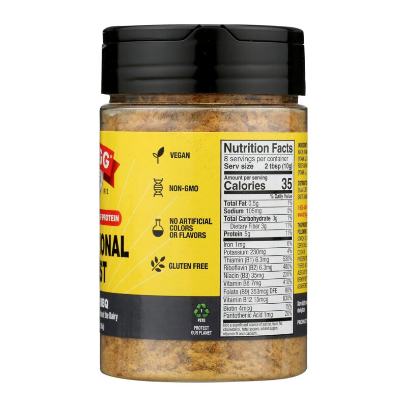 Bragg, Nutritional Yeast, Smoky BBQ, 3 oz (85 g) - Image 2