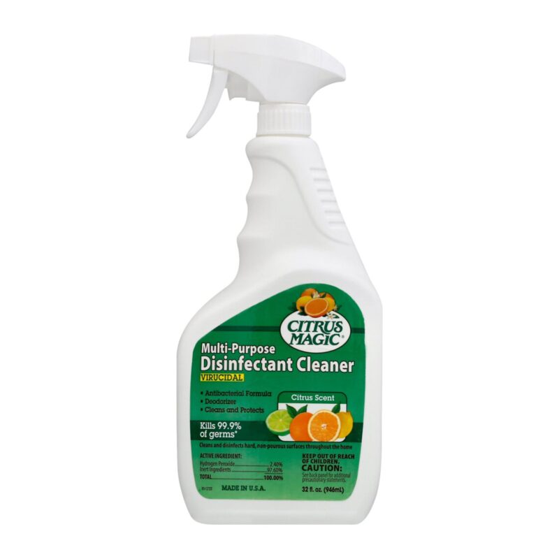 Citrus Magic Multi-Purpose Disinfectant Cleaner, Citrus, 32-Fluid Ounce