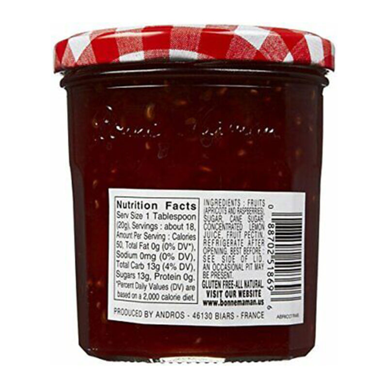 Bonne Maman Apricot and Raspberry Preserves, 13 Oz - Image 2