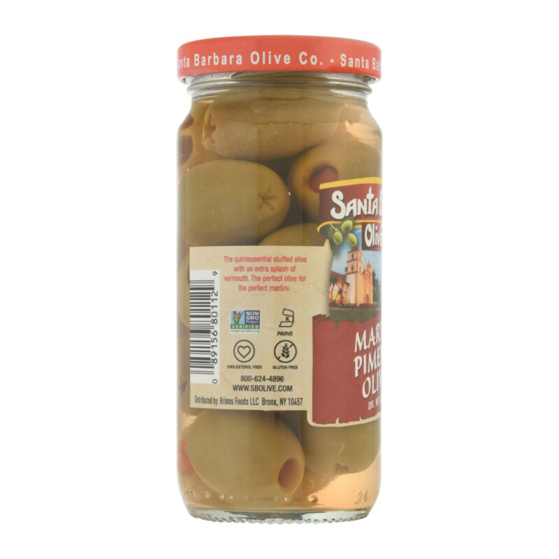 Santa Barbara Olive Co. Pimento Martini Olives, 5 Oz - Image 3