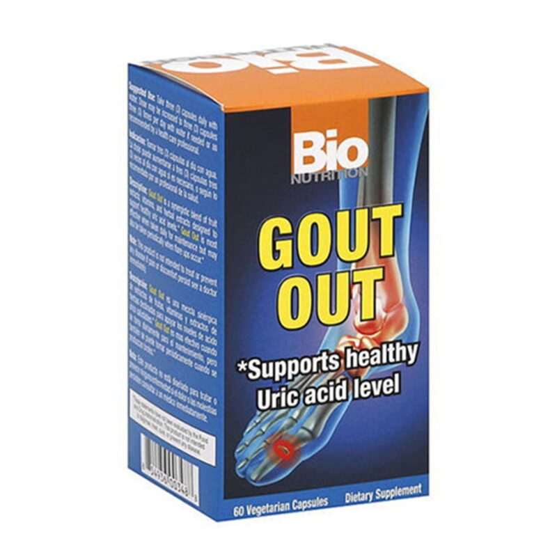 Bio Nutrition Gout Out Vegi-Caps - 60 Ct - Image 4