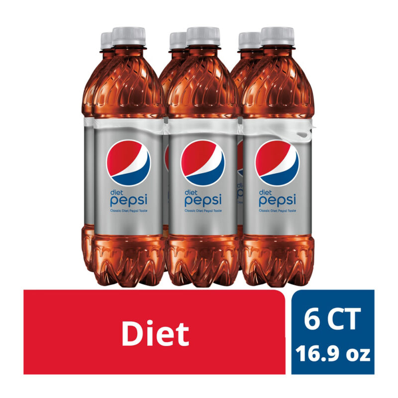 Pepsi Diet Cola Classic 16.9 Oz Bott - Image 4