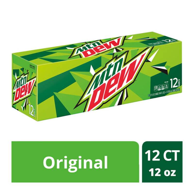 Mountain Dew Soda 12 Oz Cans - 12 Pk - Image 6