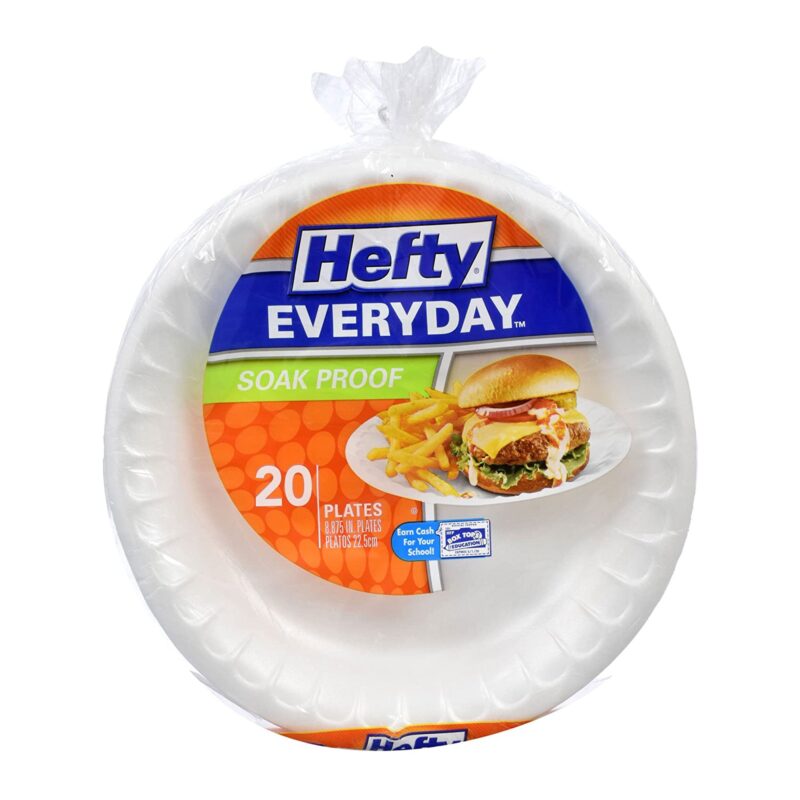 Hefty Soak Proof Foam Disposable Plates 20 ct. - Image 3