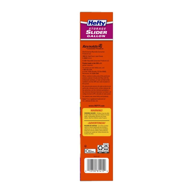 Hefty Gallon Storage Slider Bags - 1 - Image 2