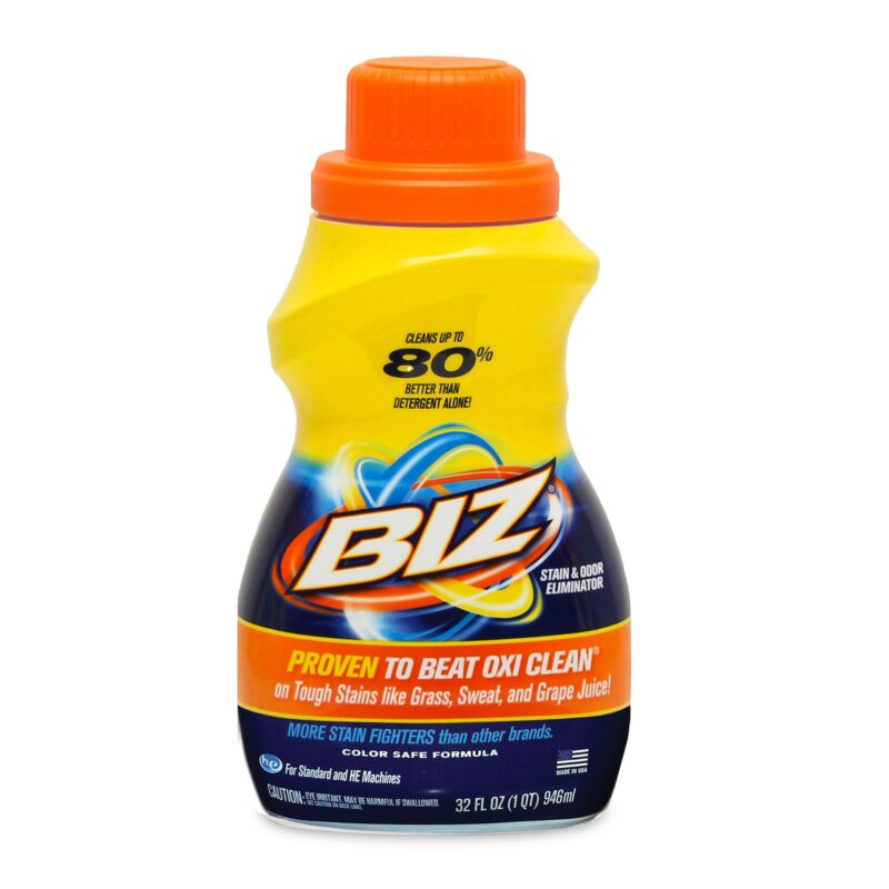 Biz Stain & Odor Eliminator, HE, 32 fl oz (1 qt) 946 ml - Image 3