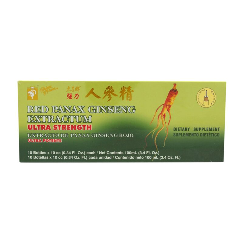 Prince of Peace Ultra Strength Red Panax Ginseng Extractum Dietary Supplement - 10 CT 0.34 FL OZ - Image 3