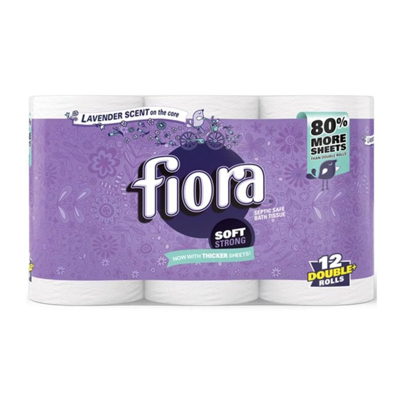 Fiora Bath Tissue, Lavender Scent, 2-Ply, 12 rolls - Image 3