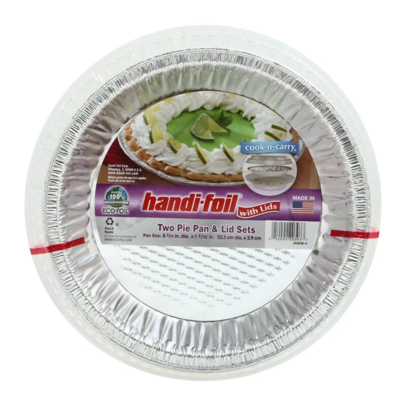 Handi-Foil Pie Pan & Lid Set, 2 set - Image 3