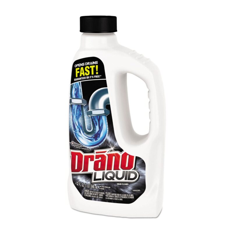 Drano Drain Cleaner, Liquid, 32 fl oz (1 qt) 946 ml - Image 3