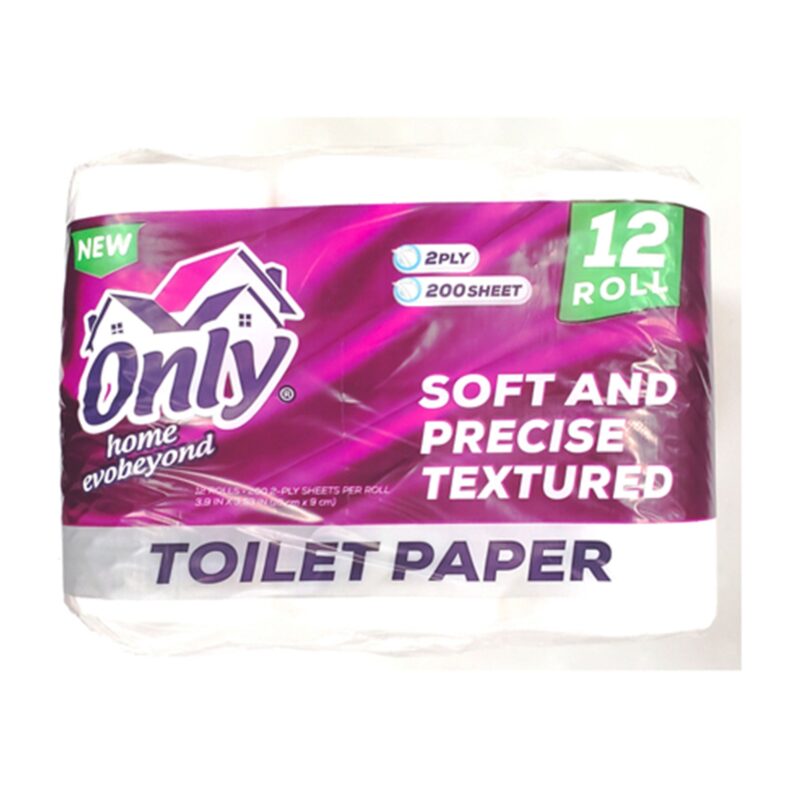 Only Toilet Paper 12 Rolls 200 Sheets - Image 3