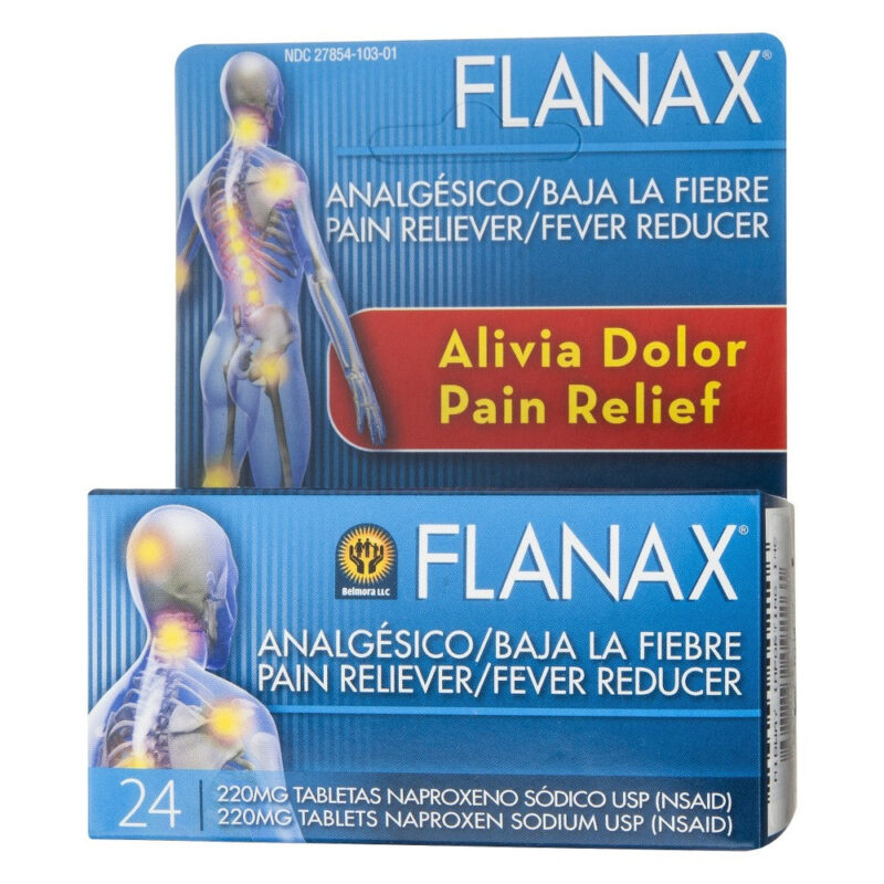 Flanax Pain Reliever/Fever Reducer Tablets - Image 3