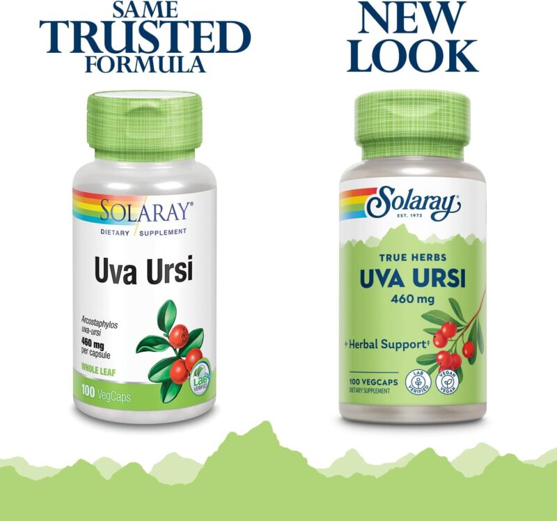 Solaray Uva Ursi, 460 mg, 100 VegCaps - Image 3