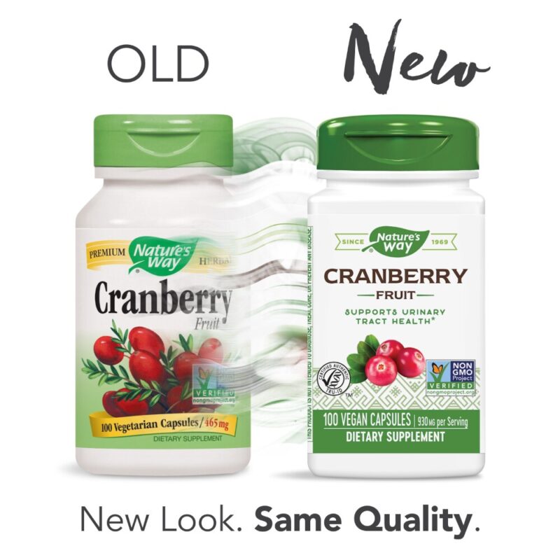 Nature's Way Cranberry Fruit, 465 Mg, 100 Cap - Image 4