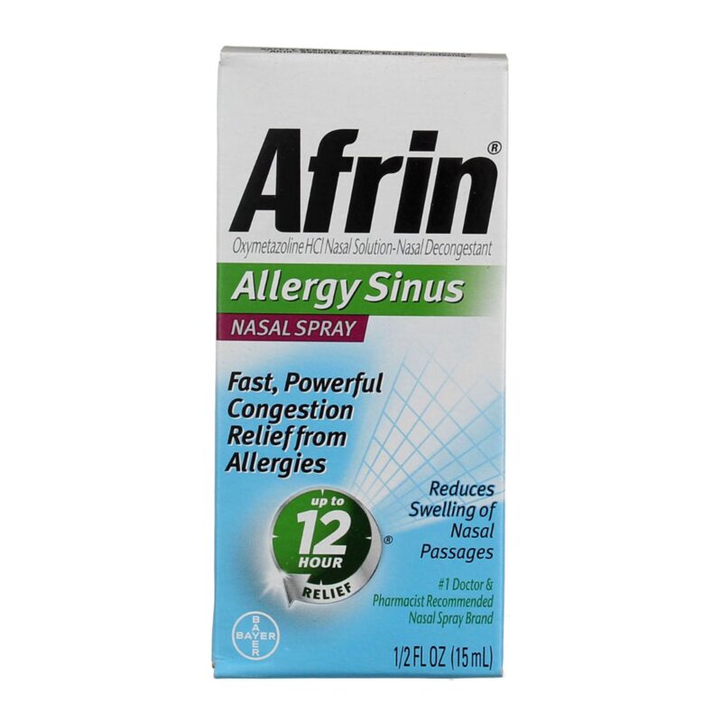 Afrin Nasal Spray, Allergy Sinus, 0.5 fl oz (15 ml) - Image 5