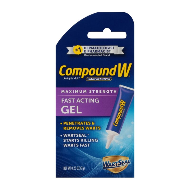 Compound W Wart Remover, Fast Acting, Maximum Strength, Gel, 0.25 oz (7 g) - Image 3