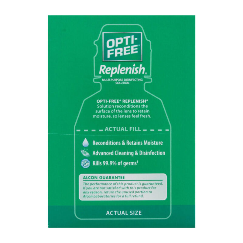 Opti Free Disinfecting Solution, Multi-Purpose, 2 fl oz (60 ml) - Image 2