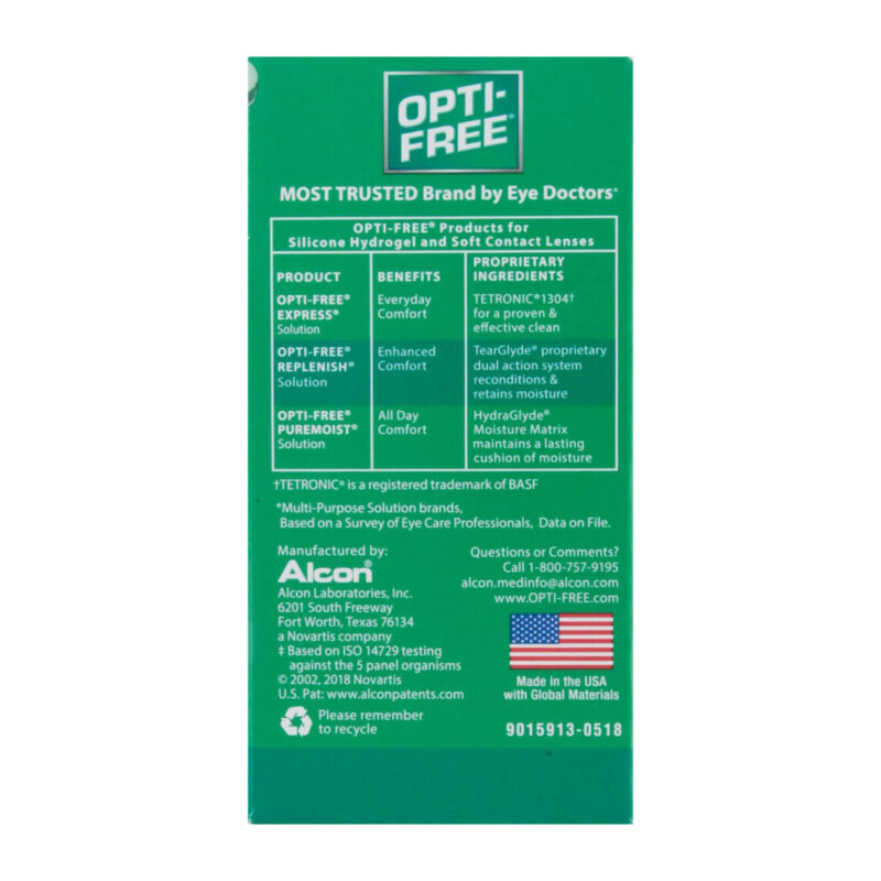 Opti Free Disinfecting Solution, Multi-Purpose, 2 fl oz (60 ml) - Image 4