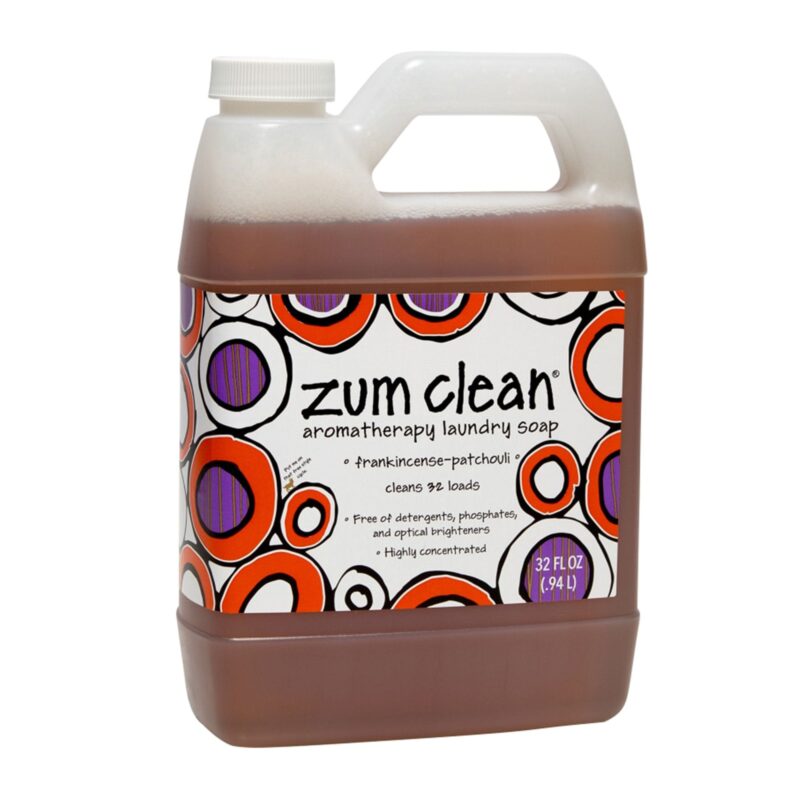 Zum Clean Laundry Soap, Aromatherapy, Frankincense-Patchouli, 32 fl oz (0.94 l) - Image 6