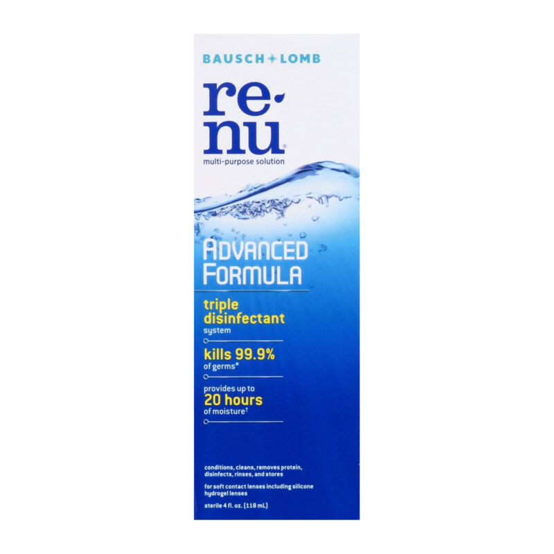 Renu Multi-Purpose Solution, Advanced Formula, 4 fl oz (118 ml) - Image 4