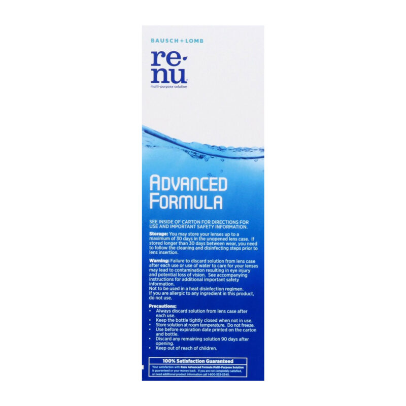 Renu Multi-Purpose Solution, Advanced Formula, 4 fl oz (118 ml) - Image 2