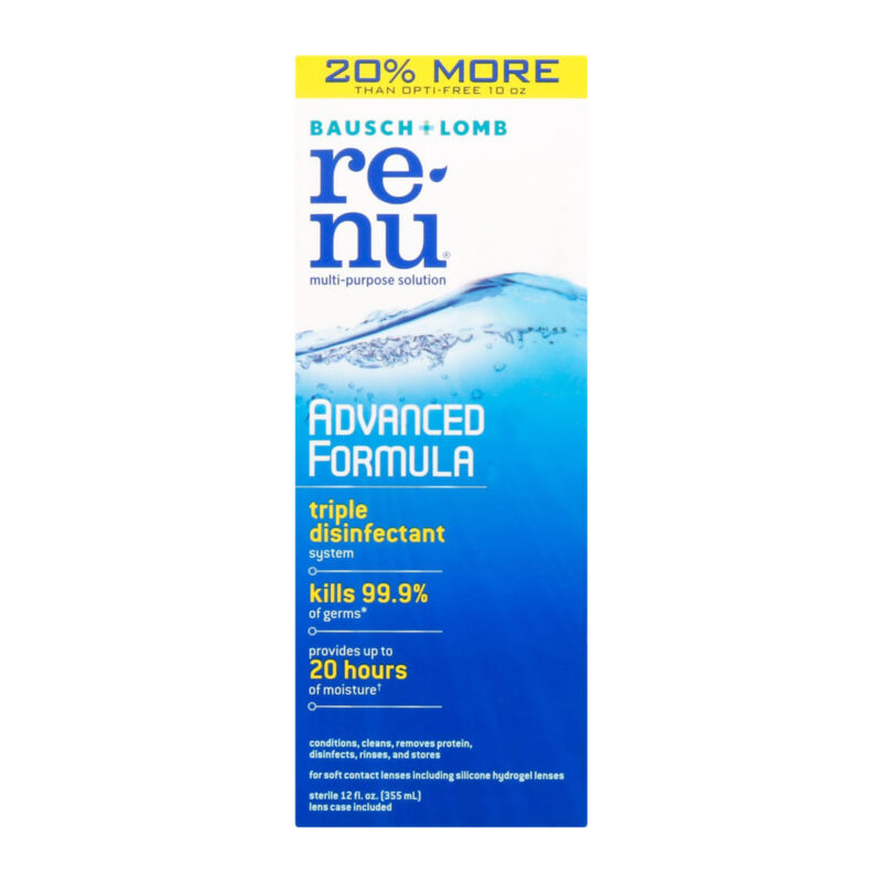 Renu Multi-Purpose Solution, Advanced Formula, 12 fl oz (355 ml) - Image 3