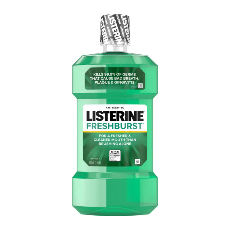 Listerine Mouthwash, Antiseptic, FreshBurst, 500 ml (1.05 pt) - Image 4