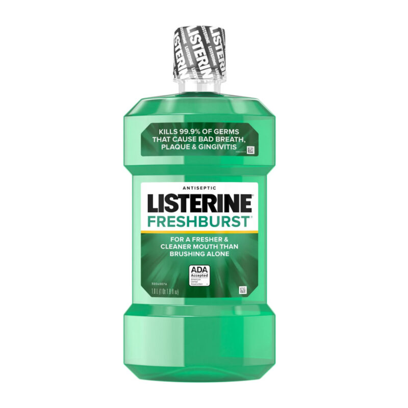 Listerine Antiseptic Mouthwash, Freshburst, 1.0 l (1 qt 1.8 fl oz) - Image 4