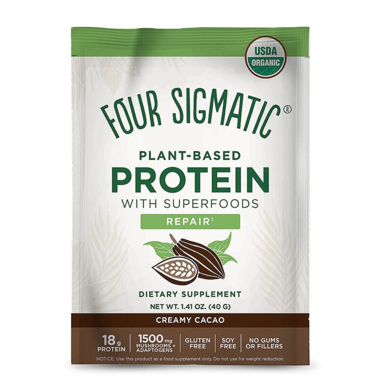 Four Sigmatic Protein with Superfoods, Creamy Cacao, 1.41 oz (40 g) - Image 2