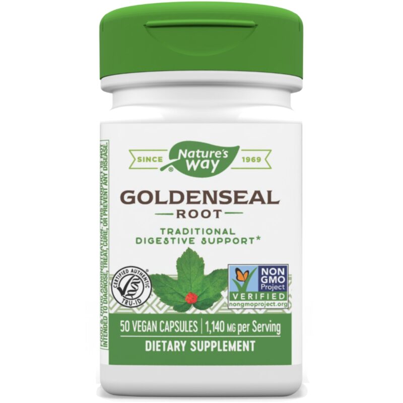 Nature's Way Capsules, Goldenseal - 50 Ct - Image 2