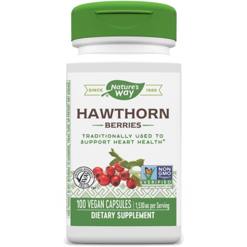 Natures Way Hawthorn Berries 100Vegcp - Image 2