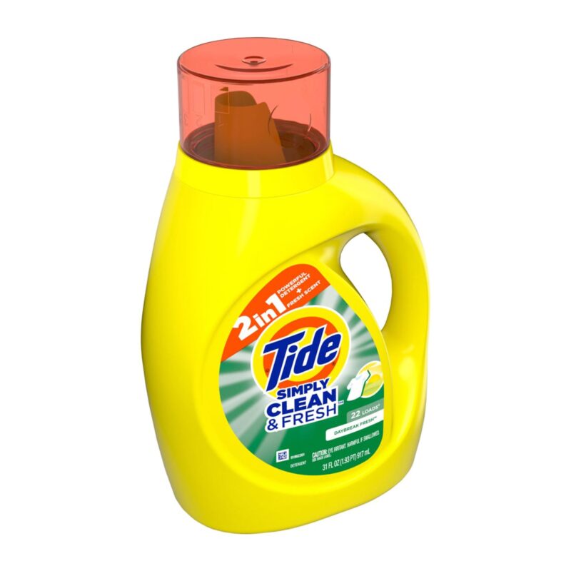 Tide Detergent, Daybreak Fresh, 31 fl oz (1.93 pt) 917 ml - Image 5